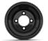 Picture of 8″ GTW Gloss Black Steel Wheel (Centered), Picture 2