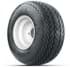 Picture of Wheel Assembly. Wanda Tyre 18x8.50-8 4ply - Mounted On A White Rim, Picture 1