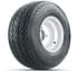 Picture of Wheel Assembly. Wanda Tyre 18x8.50-8 4ply - Mounted On A White Rim, Picture 3