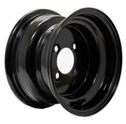 Picture of 10x6 Black GlossSteel Wheel (Centered)