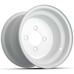 Picture of 10x7 3:4 Offset Steel Wheel, White Finish