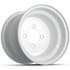 Picture of 10x7 3:4 Offset Steel Wheel, White Finish, Picture 1