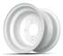 Picture of 10x7 3:4 Offset Steel Wheel, White Finish, Picture 3