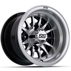 Picture of GTW® Medusa 10x7 Machined & Black Wheel (3:4 Offset)