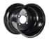 Picture of 10x8 Aluminum Wheel with a 3:5 Offset, Black Powder Coated Finish, Picture 1