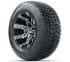 Picture of Gtw Tempest 10x7 Machined Black Wheel/205/50-10 GTW® Mamba Street Tire (No Lift Required), Picture 1