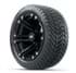 Picture of 12x7 Matte Black Diesel Wheel/215/35-12 GTW® Mamba Street Tire, Picture 1
