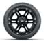 Picture of 12x7 Matte Black Diesel Wheel/215/35-12 GTW® Mamba Street Tire, Picture 2