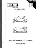 Picture of Manual, E-Z-GO parts (1980-1982) electric