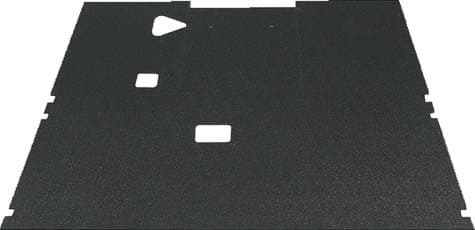 Picture of Floor mat, one piece pre-cut pebble grain, black vinyl