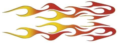 Picture of Flame cardinal red graphic