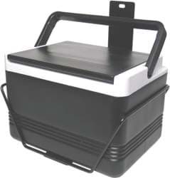 Picture of 12 quart cooler with brackets, passenger side