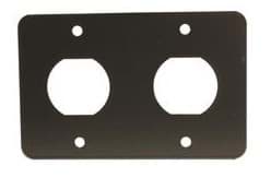 Picture of Double D-hole aluminum mounting plate