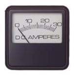 Picture of 36-volt ammeter. 0-30 amp