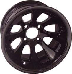 Picture of Claw, 10x7 Painted Black wheel with 3+4 offset. Includes center cap 40997