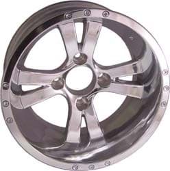 Picture of Wheel, 10X7 twister,  3+4 SS polished