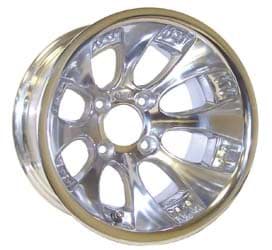 Picture of Claw, 10x7 Mirrored wheel with 3+4 offset. Includes center cap 40516