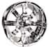 Picture of Wheel, 14x7 tempest, Mirror, 3+4 offset., Picture 1