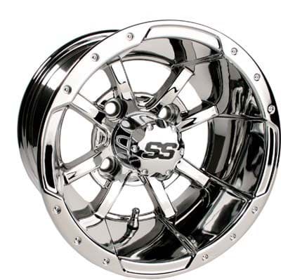 Picture of Storm Trooper, 10x7 Mirrored wheel with 3+4 offset. Includes center cap 40516