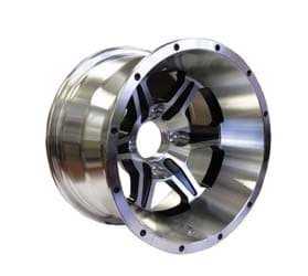 Picture of Wheel, 12x7 scorcher, Machined W/Black, 3+4 offset