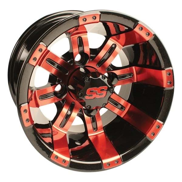 Picture of GTW Tempest 10x7 Black/Red Wheel