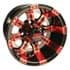 Picture of WHEEL, 10X7 TEMPEST, RED/BLACK W/SS CAP, Picture 1