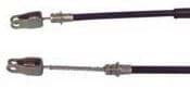 Picture of Passenger side brake cable with small diameter spring, 47-1/4" long