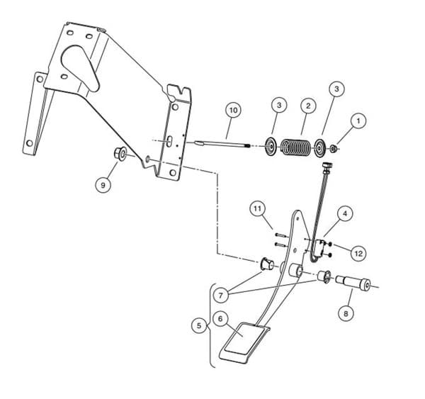 Picture of Accelerator pedal assembly