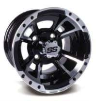 Picture of Clutch, gloss black w/Mach accent 10"x7" with 3+4 offset.