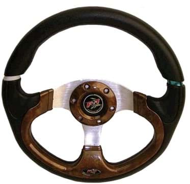 Picture of 12.5" Sport steering wheel kit with black adapter, regal burl