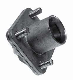 Picture of Front hub with bearing races
