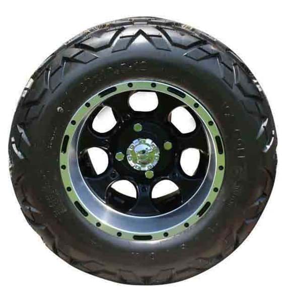 Picture of 12" ASSY,REV BLK WHL,VX TYRE 23"