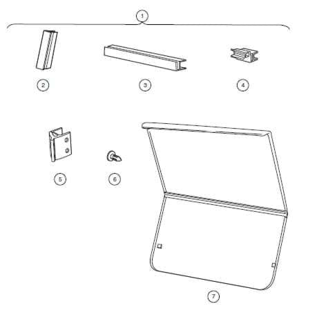 Picture of Hinged Windshield Kit