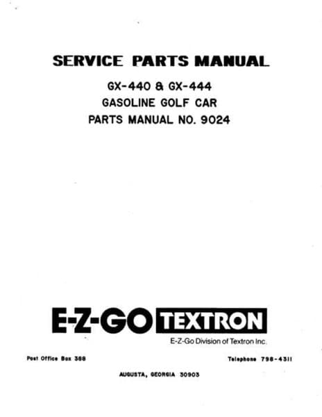 Picture of MANUAL-PARTS-GAS-GC-1980-1981