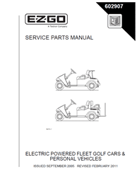 Picture of 2005 - Current Parts Manual For Txt Fleet Vehicles
