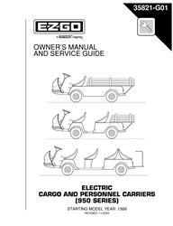 Picture of 1999 – E-Z-GO – OM - All elec/utility & PERSONNEL-CARRIERS
