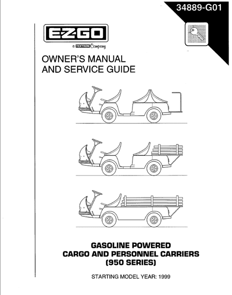 Picture of 1999 – E-Z-GO – OM - GAS & PERSONNEL-CARRIERS