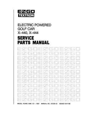 Picture of MANUAL-PARTS-GC-ELECTRIC-1987
