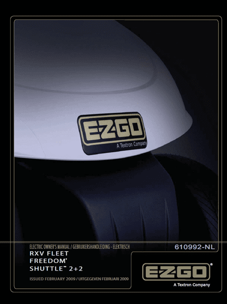 Picture of 2009 – E-Z-GO – OM- All elec/utility