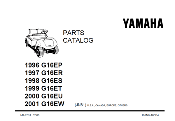 Picture of 1997 - Yamaha - G16 - ER1 - All elec/utility
