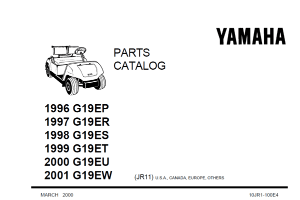 Picture of 1999 - Yamaha - G19ET - PC - All elec/utility