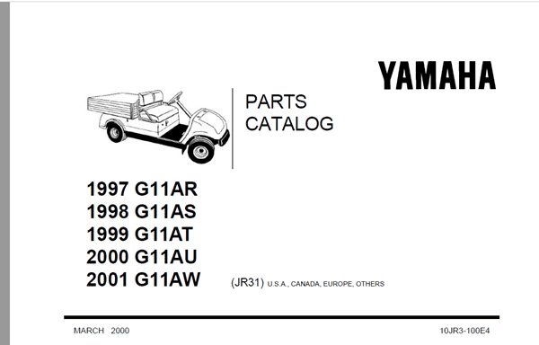 Picture of 2000 - Yamaha - UTILITY - G11AU - PC - GAS