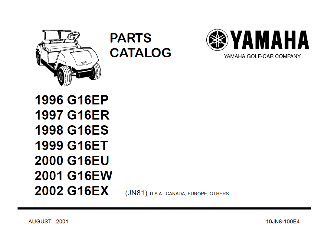Picture of 2002 - Yamaha - G16EX - PC - All elec/utility