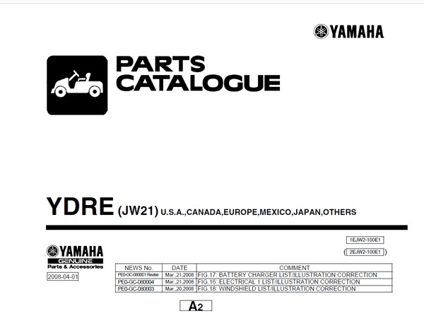 Picture of 2009 - Yamaha - YDRE2 - JW22 - PC - All elec/utility