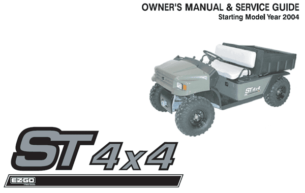 Picture of 2004 – E-Z-GO - ST-4X4 - OM - GAS