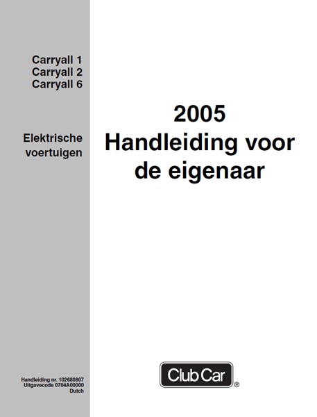 Picture of 2005 - Club Car - OM - All elec/utility - NL