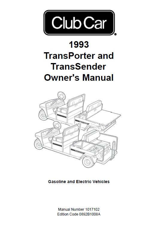 Picture of 1993 - Transportation - OM - Gasoline & Electric