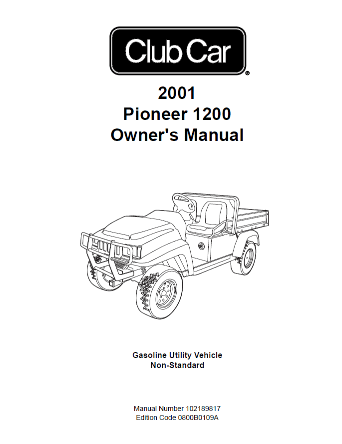 Picture of 2001 - PIONEER 1200 - NON-STANDARD - OM - Gas