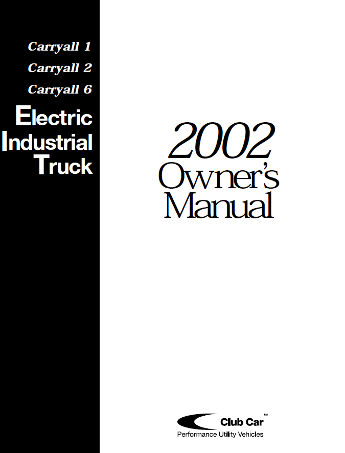 Picture of 2002 - CARRYALL - OM - All elec/utility
