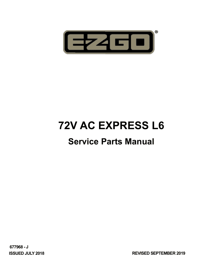 Picture of 2018 – E-Z-GO - EXPRESS L6 72V - SM - All elec/utility